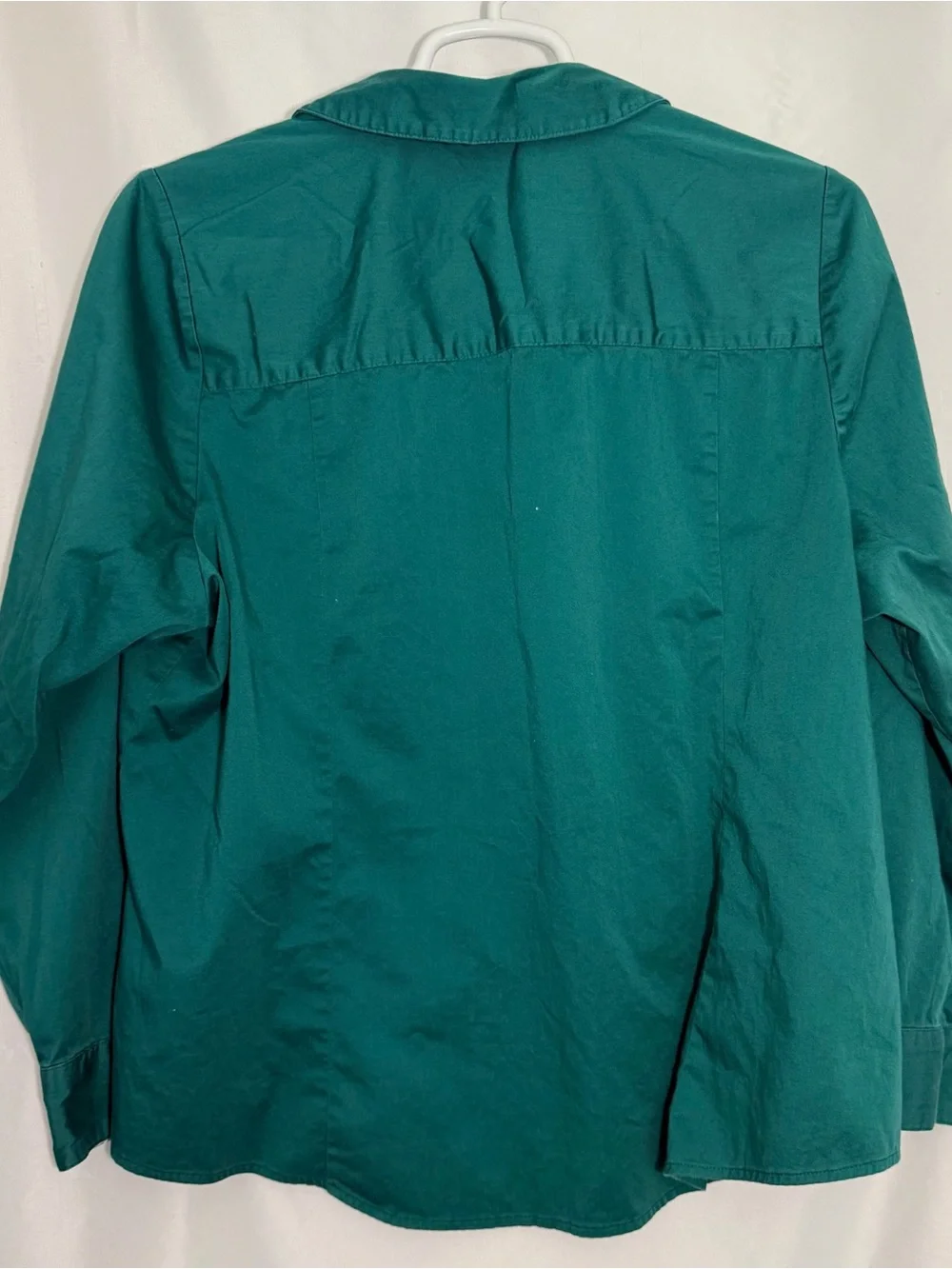 Lane Bryant Teal Button-Down Shirt
